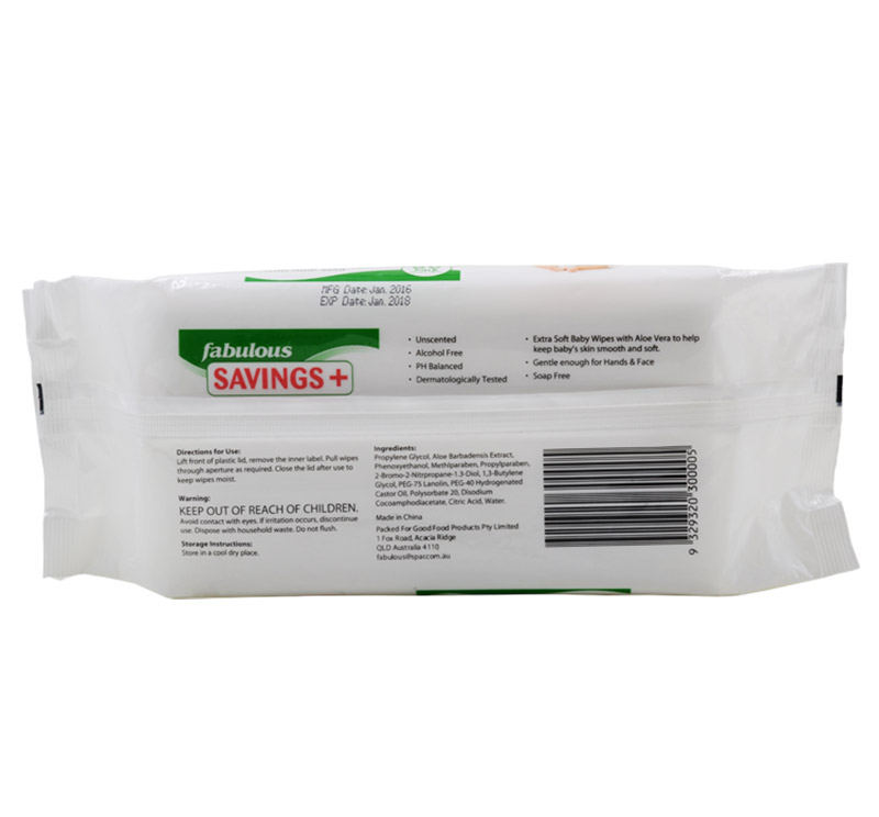 [OEM] 80pcs Baby Wet Wipe Wet Tissue Wet Towel